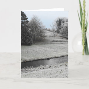 Tarjeta Festiva Paisaje escarpado Somerset