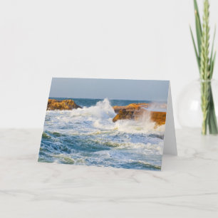 Tarjeta Festiva paisaje marino