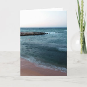 Tarjeta Festiva paisaje marino