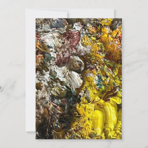 Tarjeta Festiva Paleta del artista #1