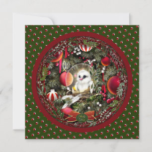Tarjeta Festiva Paloma bebé