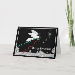 Tarjeta Festiva Paloma Blanca
