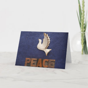 Tarjeta Festiva paloma de paz