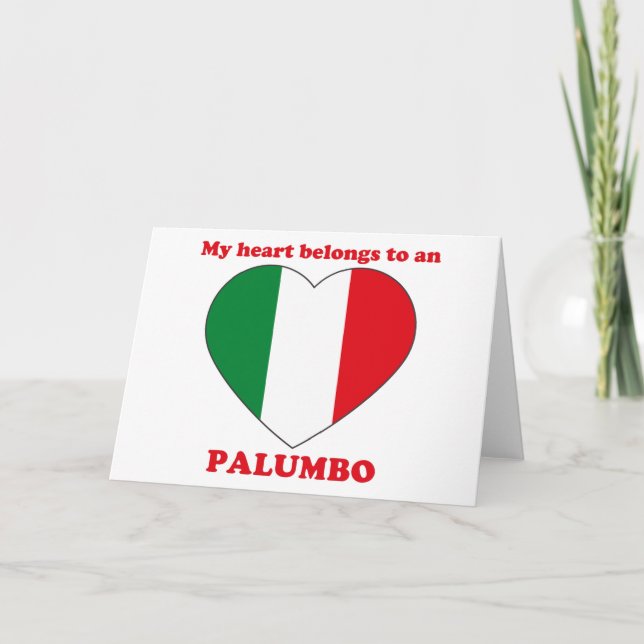 Tarjeta Festiva Palumbo (Anverso)