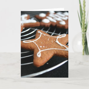 Tarjeta Festiva Pan de jengibre