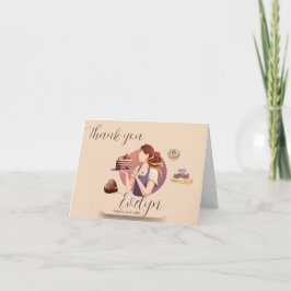 Tarjeta Festiva Panadería de Dulces Mint 