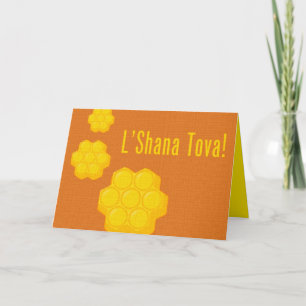 Tarjeta Festiva Panales de L'Shana Tova