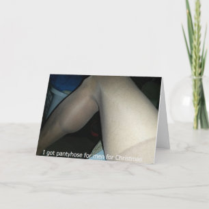 Tarjeta Festiva Panty para los hombres