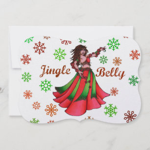 Tarjeta Festiva Panza de cascabel 