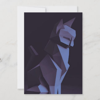 Tarjeta Festiva Papá de mamá | Gráfica de gato recortado