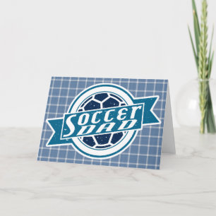 Tarjeta Festiva Papá del fútbol