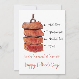 Tarjeta Festiva Papá, eres el más raro de todos - Divertido Día de