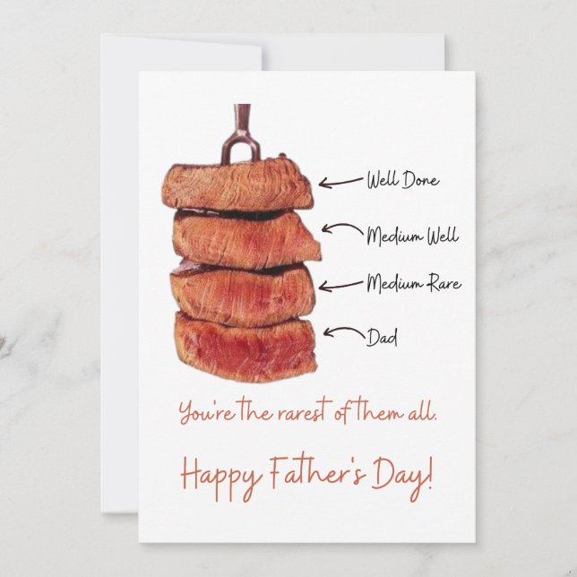 Tarjeta Festiva Papá, eres el resto de todos - Padre gracioso’ (Anverso)