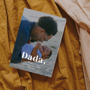 Tarjeta Festiva Papá especial foto personalizada Día del Padre
