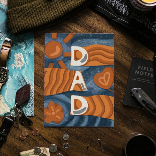 Tarjeta Festiva Papá - Feliz Día del Padre (Subido por el creador)