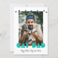 Papá gato | Impresiones de pinturas | Día del Padr