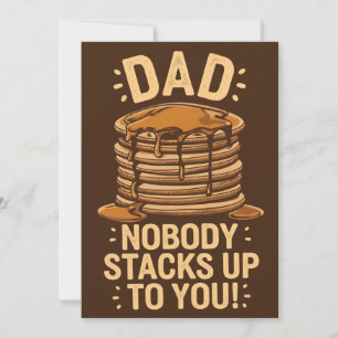 Tarjeta Festiva Papá Nadie Se Te Pone a La Par Funny Día del Padre