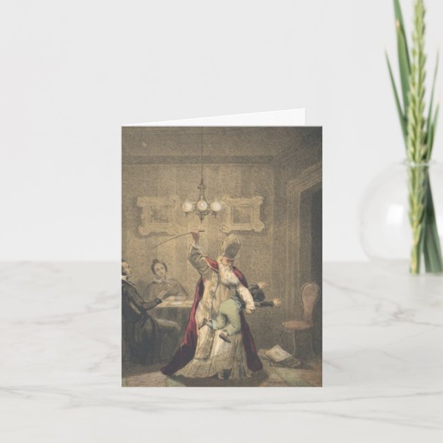 Tarjeta Festiva Papá Noel (Anverso)