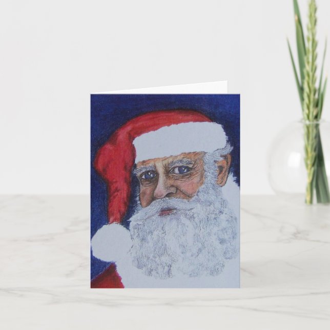 Tarjeta Festiva Papá Noel (Anverso)