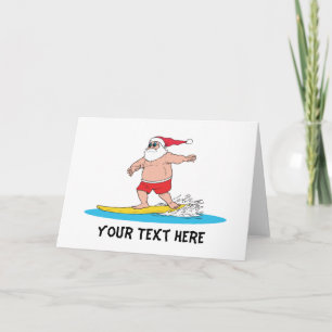 Tarjeta Festiva Papá Noel