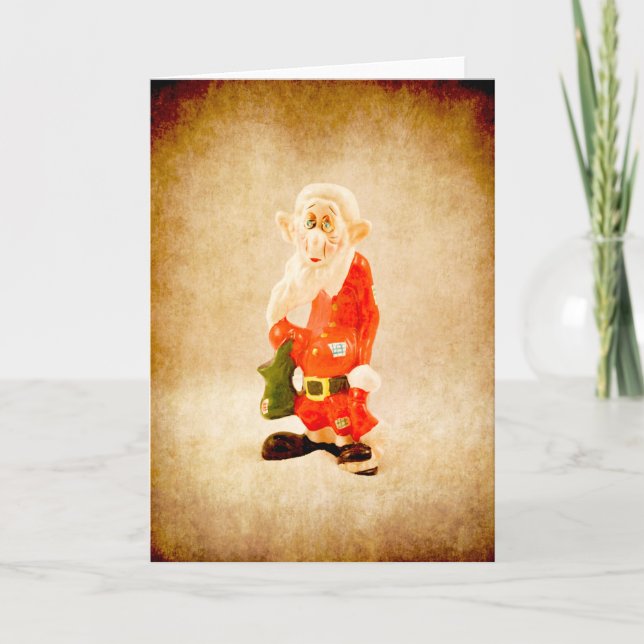 Tarjeta Festiva Papá Noel (Anverso)