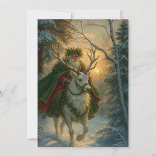Tarjeta Festiva Papá Noel