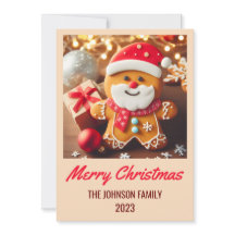 Papá Noel en el pan de jengibre