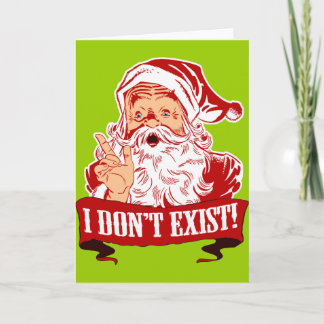 Tarjeta Festiva Papá Noel no existe