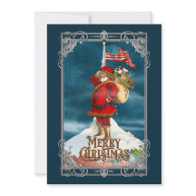 Papá Noel Patriótico Vintage