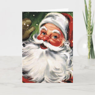 Tarjeta Festiva Papá Noel que agita
