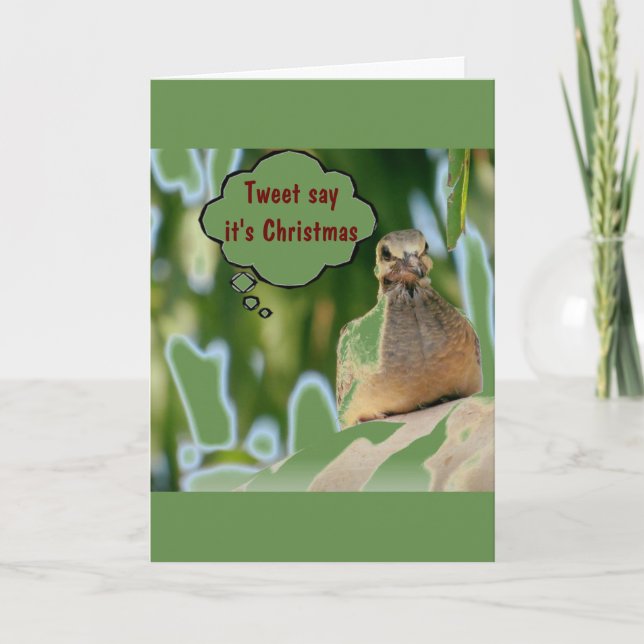 TARJETA FESTIVA ***PAPÁ*** "TUITEO DICE QUE ES **TU CUMPLEAÑOS** (Anverso)