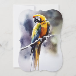 Tarjeta Festiva Papagei