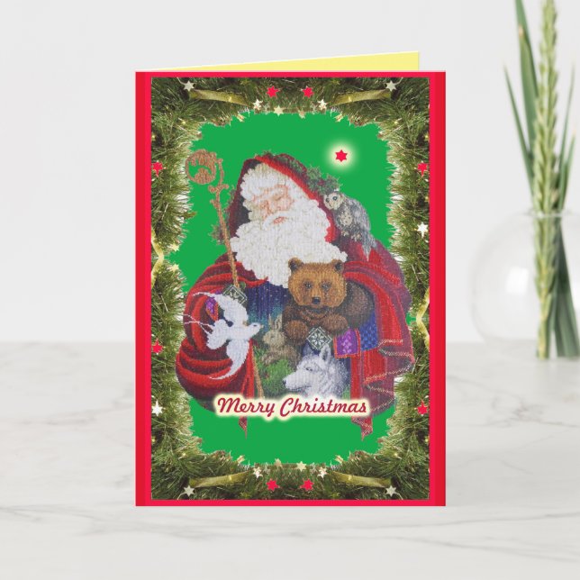 Tarjeta Festiva Papai Noel (Anverso)