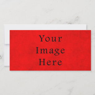 Tarjeta Festiva Papel de pergamino rojo para Navidades de vacacion