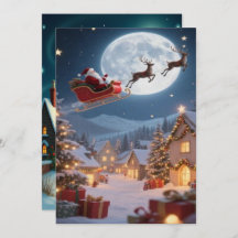 Papel pintado encantador de la aldea de invierno d