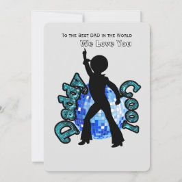Tarjeta Festiva Papi Guay Disco Dance Father Day CARDS