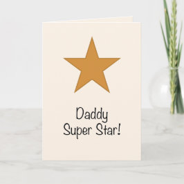 Tarjeta Festiva Papi Super Star