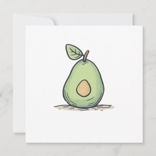 Tarjeta Festiva Par de corte de color de agua