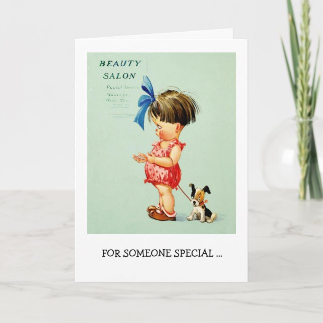 Tarjeta Festiva Para alguien especial. El día de San Valentín de a (Anverso)
