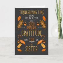 para el Día de Acción de Gracias de la Hermana Eno