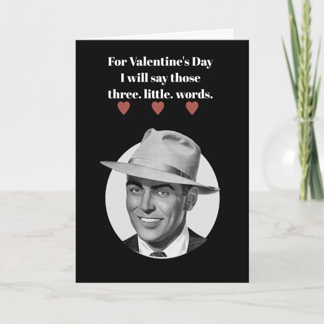 Tarjeta Festiva Para el el día de San Valentín diré… (Anverso)