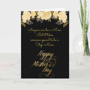 Tarjeta Festiva Para la madrastra, madre especial, Día de la Madre