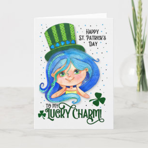 Tarjeta Festiva Para los Chicas San Patricio