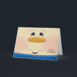 Tarjeta Festiva Para los Navidades nietos Felices Cara de Snowman<br><div class="desc">Envía un saludo de Navidades dulces a un nieto que seguramente disfrutará con este adorable cierre de una cara feliz de hombre de nieve. Gráfico parcial cortesía de Trina Clark.</div>