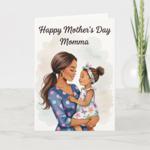 Tarjeta Festiva Para Mamma en el Día de la Madre