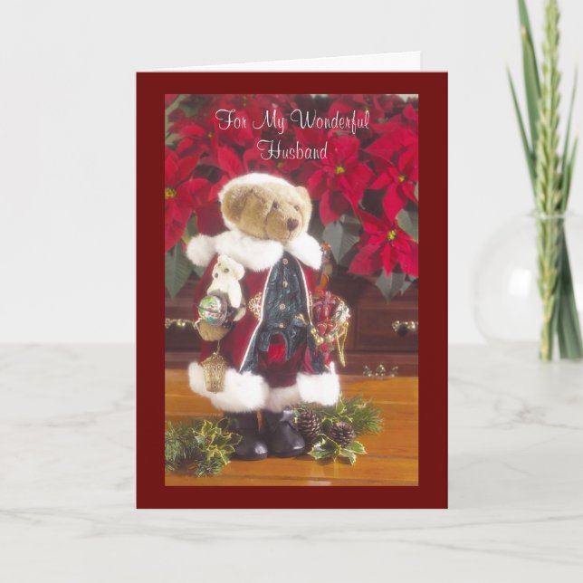 Tarjeta Festiva Para mi marido maravilloso (Anverso)