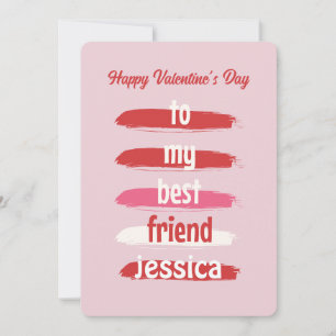 Tarjeta Festiva Para mi mejor amigo el día de San Valentín