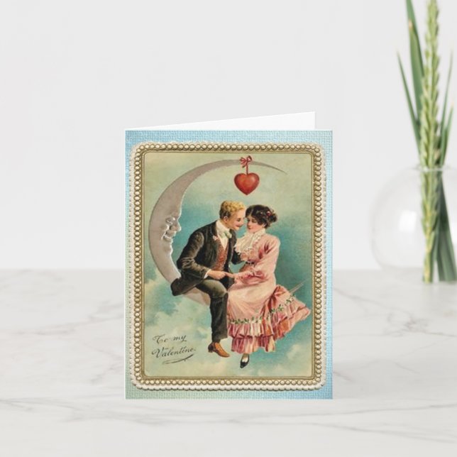Tarjeta Festiva Para mi San Valentín (Anverso)