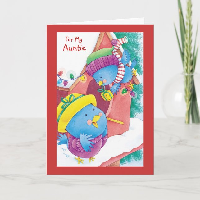 Tarjeta Festiva Para mi tía (Anverso)