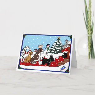 TARJETA FESTIVA PARA SANTA QUE ESPERA